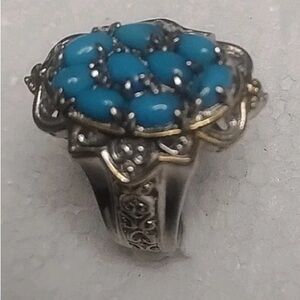 Michael Valitutti Sleeping Beauty Turquoise Ring